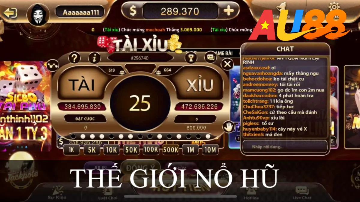 THẾ GIỚI NỔ HŨ